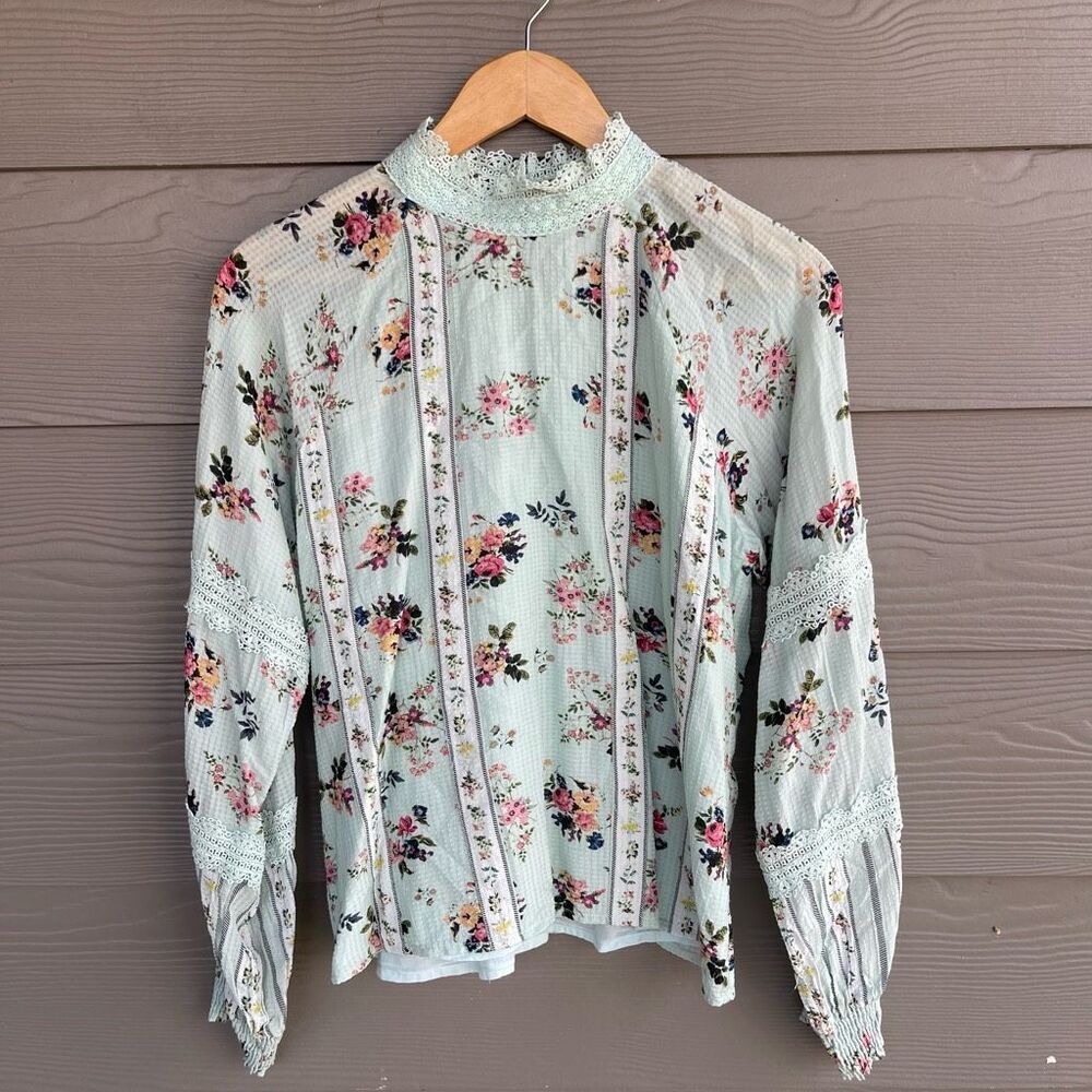 Anthropologie Hemant & Nandita floral blouse